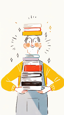 JPG 노년 남자 일러스트 한명 미소 들기 상반신 반짝임 쌓기 앞치마 사서 책더미 노인남자한명만 국내일러스트 AI일러스트 AI콘텐츠 직업 1 모션 표정 사람 성인 책 무더기 남자한명만 노인남자만 파일형식