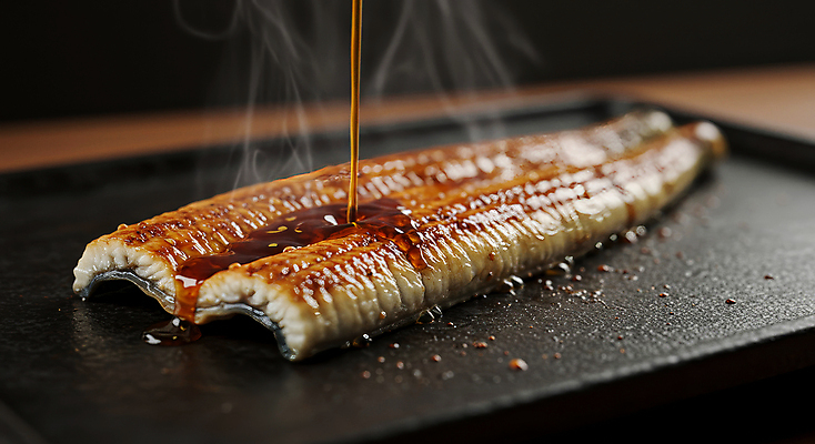 JPG 편집이미지 접시 한식 사람없음 양념 복날 붓기 구이 장어구이 플레이팅 편집실사 AI포토 AI콘텐츠 식기 기념일 음식 모션 상차림 장어 CG 생선요리 파일형식