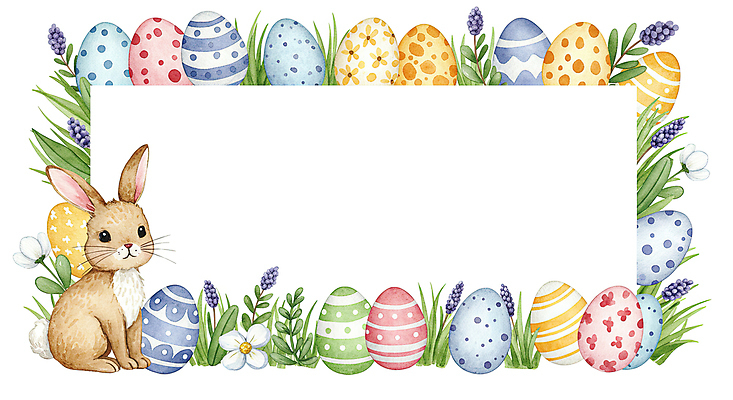 JPG 꽃 기독교 일러스트 수채화 사각프레임 사람없음 평화 믿음 천주교 토끼 풀잎 부활절계란 카피스페이스 국내일러스트 AI일러스트 AI콘텐츠 식물 감정 종교 컨셉 잎 포유류 부활절 프레임 반려동물 사각형 계란 공백 풀_식물 파일형식