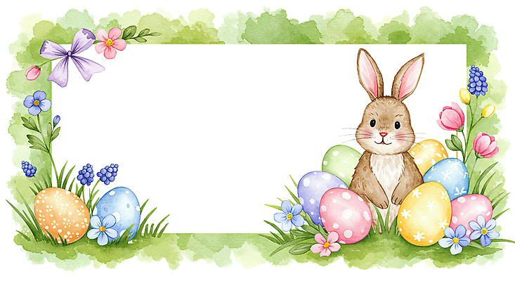 JPG 꽃 기독교 일러스트 수채화 사각프레임 사람없음 평화 믿음 천주교 토끼 풀잎 부활절계란 카피스페이스 국내일러스트 AI일러스트 AI콘텐츠 식물 감정 종교 컨셉 잎 포유류 부활절 프레임 반려동물 사각형 계란 공백 풀_식물 파일형식