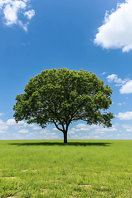 JPG 구름 편집이미지 하늘 한그루 그림자 잔디 초원 사람없음 평화 편집실사 AI포토 AI콘텐츠 자연요소 나무 식물 1 컨셉 CG 파일형식