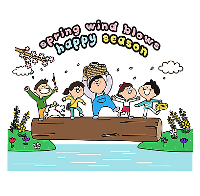 전신 구름 여자 남자 꽃잎 꽃 행복 어린이 일러스트 웃음 들기 소녀 소년 여러명 친구 강 걷기 만세 탐험 강아지 즐거움 도시락 통나무 나무다리 꽃가지 봄소풍 어린이만 국내일러스트 AI파일 자연요소 나무 식물 감정 음식 다수 관계 모션 표정 사람 반려동물 소풍 봄 나뭇가지 다리_건축물 개 파일형식 벡터