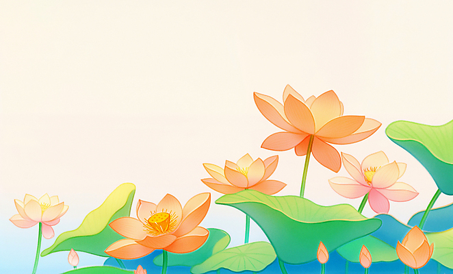 JPG 불교 일러스트 자연 연꽃 풍경 사람없음 부처님오신날 연못 연잎 꽃봉오리 국내일러스트 AI일러스트 AI콘텐츠 기념일 꽃 종교 잎 생태계 파일형식