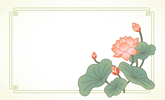 일러스트 사각프레임 연꽃 사람없음 연두색 부처님오신날 연잎 꽃봉오리 카피스페이스 전통프레임 국내일러스트 AI파일 전통 기념일 꽃 잎 프레임 초록색 사각형 공백 파일형식 벡터