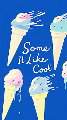 JPG 일러스트 사람없음 여름 파란색 시원함 아이스크림콘 콘아이스크림 스프링클 국내일러스트 AI일러스트 AI콘텐츠 녹이기 계절 컬러 모션 아이스크림 장식 콘 파일형식