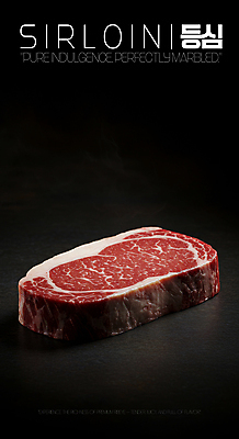 PSD 편집이미지 단면 생고기 사람없음 빨간색 어둠 소고기 지방 등심 마블링 이미지편집 컬러 육류 기름_음식 파일형식