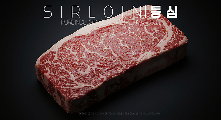 PSD 편집이미지 단면 생고기 사람없음 빨간색 어둠 소고기 지방 등심 마블링 이미지편집 컬러 육류 기름_음식 파일형식