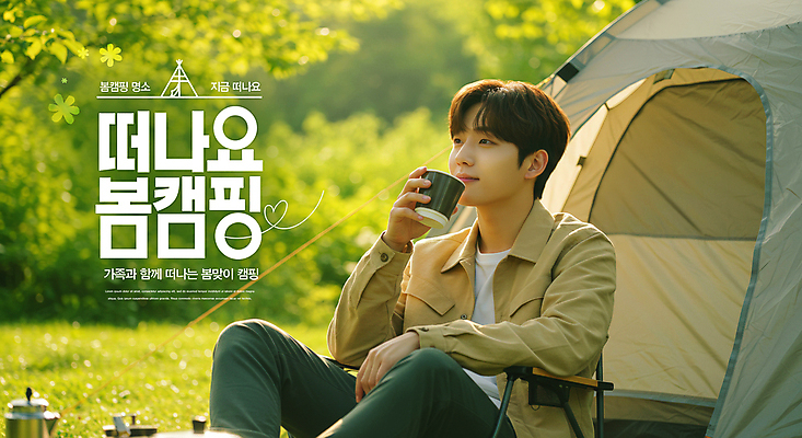 PSD 편집이미지 남자 여유 자연 텐트 한명 미소 들기 앉기 잔디 성인 컵 연두색 햇빛 봄 캠핑장 힐링 떠남 의료성형뷰티 성인남자한명만 캠핑족 이미지편집 식물 1 식기 계절 감정 모션 표정 캠핑도구 사람 초록색 태양 캠핑 생태계 신조어 남자한명만 성인남자만 파일형식