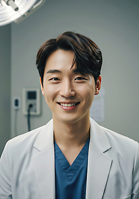 JPG 편집이미지 직업 남자 의료기기 조명 한명 미소 상반신 성인 의사 진료실 의료성형뷰티 성인남자한명만 편집실사 IC큐레이션 AI인물포토 AI콘텐츠 1 의학 표정 병원 사람 진료 의료진 CG 남자한명만 성인남자만 파일형식 AI포토
