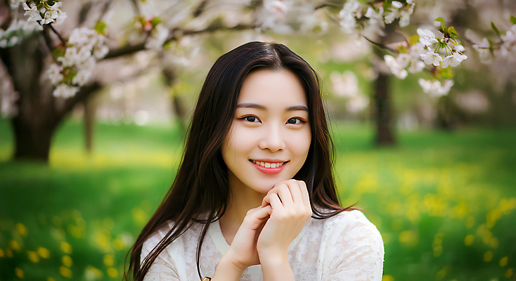 JPG 편집이미지 공원 여자 한명 미소 잔디 상반신 성인 봄풍경 벚나무 감성 손모으기 봄소풍 의료성형뷰티 성인여자한명만 편집실사 AI인물포토 AI콘텐츠 나무 식물 1 공공시설 컨셉 표정 사람 풍경 손짓 소풍 봄 벚꽃 CG 여자한명만 성인여자만 파일형식 AI포토