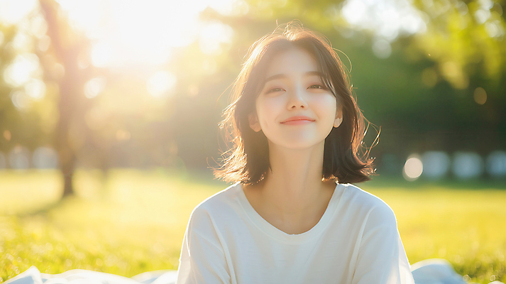 JPG 나무 편집이미지 공원 여자 한명 미소 잔디 상반신 성인 햇빛 봄풍경 보케 감성 봄소풍 의료성형뷰티 성인여자한명만 편집실사 AI인물포토 AI콘텐츠 식물 1 공공시설 컨셉 표정 사람 풍경 태양 소풍 봄 CG 여자한명만 성인여자만 파일형식 AI포토