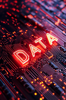 JPG 편집이미지 미래 사람없음 빨간색 빛 디지털 자료 전자회로 빅데이터 편집실사 AI컴퓨터그래픽 AI콘텐츠 컬러 컨셉 회로판 CG 파일형식 4차산업