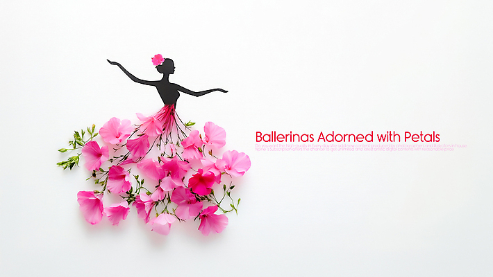 전신 PSD 편집이미지 드레스 여자 꽃잎 실루엣 종이 예술 분홍색 잎 한명 성인 손들기 발레리나 창의성 성인여자한명만 이미지편집 식물 1 옷 꽃 컬러 모션 촬영기법 사람 발레 여자한명만 성인여자만 파일형식