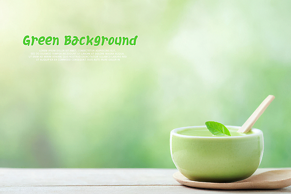 PSD 편집이미지 백그라운드 잎 자연 사람없음 초록색 찻잔 컵받침 싱그러움 이미지편집 식물 컬러 잔 받침대 생태계 파일형식