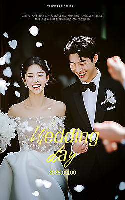 템플릿 여자 남자 행복 웨딩드레스 결혼 결혼식 사랑 미소 턱시도 상반신 성인 두명 손잡기 검은색 청첩장 꽃가루 신랑신부 의료성형뷰티 성인만 이미지템플릿 AI파일 드레스 감정 신부_웨딩 컬러 신랑 모션 카드_감사 표정 사람 정장 이벤트 가루 파일형식 벡터