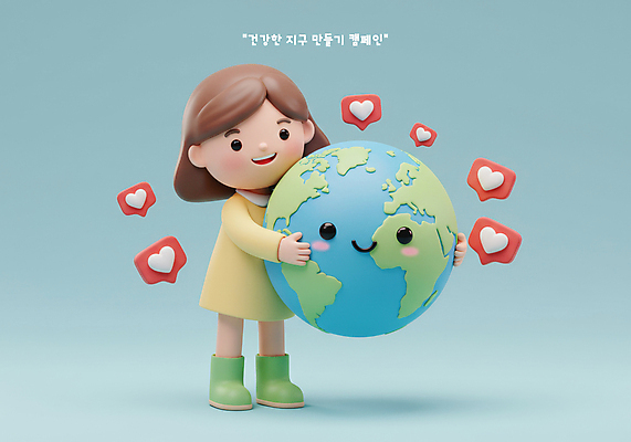 전신 PSD 편집이미지 여자 지구 어린이 캠페인 하늘색 말풍선 안기 3D캐릭터 한명 미소 들기 소녀 귀여움 하트 식목일 지구온난화 소녀한명만 편집3D 모양 캐릭터 1 기념일 컨셉 모션 표정 사람 파란색 3D 기후변화 여자한명만 소녀만 파일형식