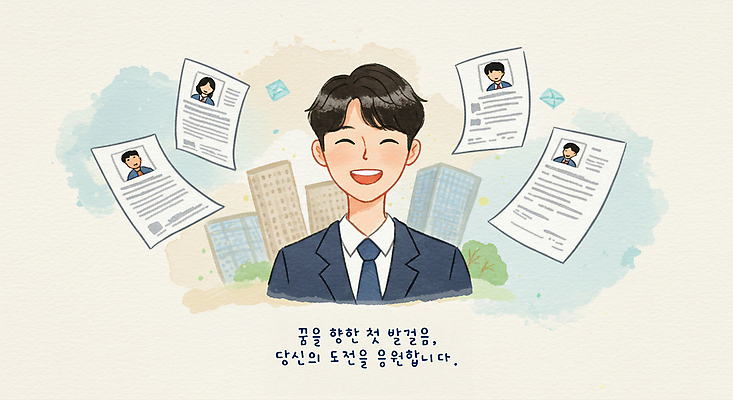 PSD 남자 일러스트 응원 날리기 사람모양 한명 미소 정장 상반신 청년 건물 꿈 도전 이력서 베이지색 프로필 청년남자한명만 청년취업 국내일러스트 모양 1 건축물 옷 컬러 모션 표정 사람 성인 구직 남자한명만 청년남자만 파일형식