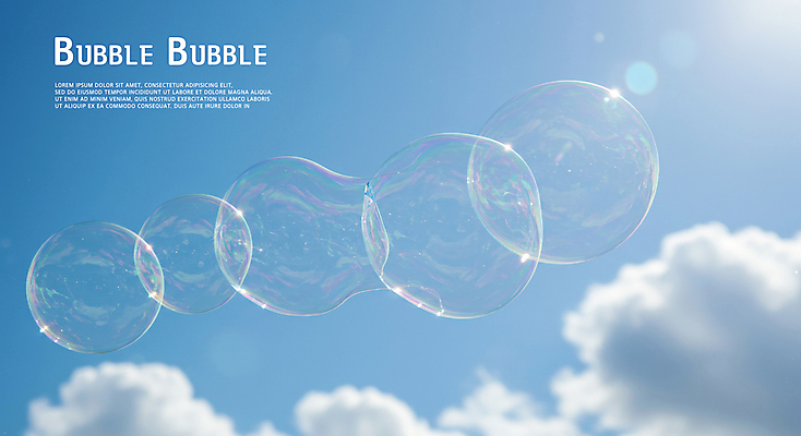 PSD 구름 편집이미지 하늘색 하늘 사람없음 햇빛 투명 비눗방울 떠있는 화창 청량 이미지편집 자연요소 모션 날씨 파란색 태양 파일형식