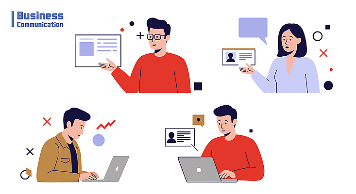 도형 여자 남자 말풍선 일러스트 직장 대화 여러명 상반신 성인 비즈니스라이프 노트북 타이핑 비즈니스맨 비즈니스우먼 소통 프로필 성인만 안경낌 국내일러스트 AI파일 라이프스타일 안경 다수 컨셉 회사 비즈니스 말하기 사람 전자제품 직장인 파일형식 벡터