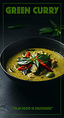 PSD 편집이미지 그릇 요리 사람없음 초록색 검은색 전통음식 매움 홍고추 카레 바질 태국음식 맛있는 이미지편집 전통 식기 음식 컬러 고추 맛 동양음식 파일형식