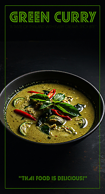 PSD 편집이미지 그릇 요리 사람없음 초록색 검은색 전통음식 매움 홍고추 카레 바질 태국음식 맛있는 이미지편집 전통 식기 음식 컬러 고추 맛 동양음식 파일형식