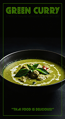 PSD 편집이미지 그릇 요리 사람없음 초록색 검은색 전통음식 매움 홍고추 카레 바질 태국음식 맛있는 이미지편집 전통 식기 음식 컬러 고추 맛 동양음식 파일형식