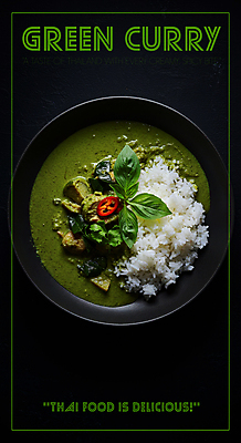 PSD 편집이미지 접시 밥 요리 사람없음 초록색 검은색 전통음식 매움 홍고추 바질 카레라이스 태국음식 맛있는 이미지편집 전통 식기 음식 컬러 고추 맛 카레 동양음식 파일형식