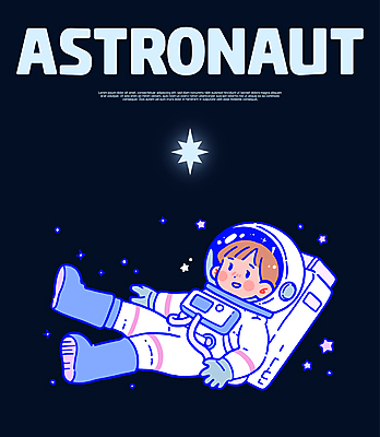 전신 남자 별 일러스트 한명 미소 성인 검은색 우주비행사 헬멧 우주복 무중력 성인남자한명만 국내일러스트 AI파일 자연요소 1 옷 컬러 표정 사람 우주 보호장비 남자한명만 성인남자만 파일형식 벡터