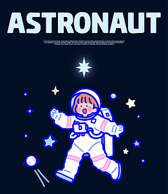 전신 여자 별 일러스트 한명 미소 성인 걷기 검은색 행성 우주비행사 헬멧 우주복 무중력 성인여자한명만 국내일러스트 AI파일 자연요소 1 옷 컬러 모션 표정 사람 우주 보호장비 여자한명만 성인여자만 파일형식 벡터