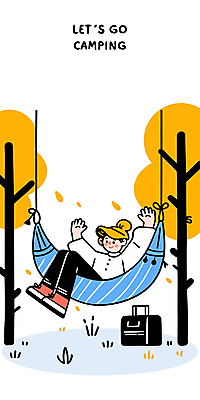 전신 나무 여자 행복 가방 일러스트 나뭇잎 아웃도어 한명 미소 잔디 성인 반짝임 눕기 만세 캠핑 숲 힐링 해먹 썬캡 성인여자한명만 혼행 국내일러스트 AI파일 식물 모자_잡화 1 잡화 감정 잎 모션 레저 표정 사람 침대 신조어 약어 여자한명만 성인여자만 파일형식 벡터