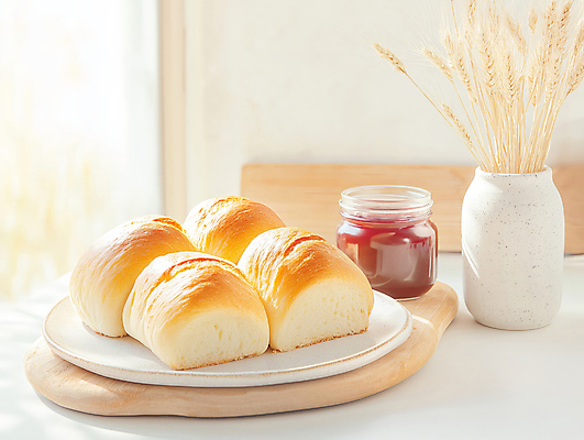 JPG 편집이미지 접시 화분 식탁 도마 따뜻함 사람없음 햇빛 병 밀 창가 브런치 딸기잼 베이지색 브리오슈 맛있는 편집실사 AI포토 AI콘텐츠 식기 빵 컬러 창문 탁자 주방용품 곡류 태양 식사 잼 CG 파일형식