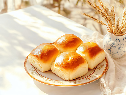 JPG 식물 편집이미지 접시 화분 식탁 따뜻함 사람없음 햇빛 천 브런치 베이지색 브리오슈 맛있는 편집실사 AI포토 AI콘텐츠 식기 빵 컬러 탁자 태양 식사 직물 CG 파일형식