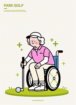 전신 여자 노년 스포츠 일러스트 골프장 골프공 한명 미소 들기 앉기 골프채 골프웨어 휠체어 활기 캡모자 노인여자한명만 파크골프 일러캐릭터 AI파일 캐릭터 모자_잡화 1 옷 컨셉 골프 공 스포츠시설 모션 골프용품 표정 사람 성인 여자한명만 노인여자만 파일형식 벡터