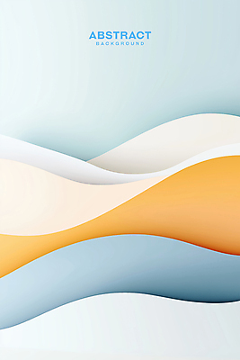 PSD 템플릿 디자인 하늘색 백그라운드 곡선 추상 사람없음 노란색 웨이브 물결무늬 이미지템플릿 물결 선 컬러 무늬 파란색 파일형식