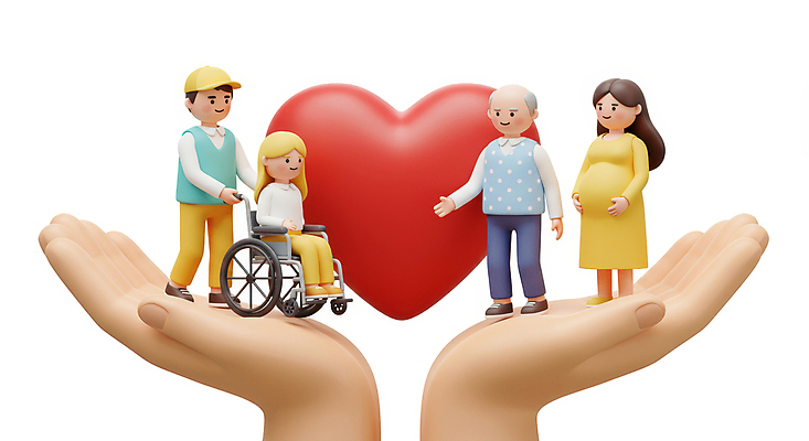 JPG 전신 편집이미지 손 여자 할아버지 노년 남자 사랑 미소 들기 앉기 여러명 성인 신체부위 3D 손들기 임산부 하트 잡기 휠체어 캡모자 편집3D AI컴퓨터그래픽 AI콘텐츠 모양 모자_잡화 감정 다수 모션 표정 사람 임신 디지털합성 파일형식