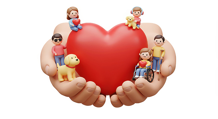 JPG 전신 편집이미지 손 여자 남자 어린이 사랑 미소 들기 앉기 소녀 소년 여러명 신체부위 선글라스 3D 하트 잡기 강아지 휠체어 개목걸이 목발 어린이만 편집3D AI컴퓨터그래픽 AI콘텐츠 모양 감정 안경 다수 의료기기 모션 표정 사람 반려동물 개 디지털합성 애견용품 파일형식