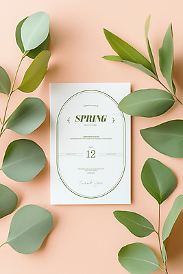 PSD 템플릿 분홍색 잎 그림자 사람없음 봄 청첩장 초대장 이미지템플릿 식물 계절 컬러 카드_감사 파일형식