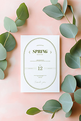 PSD 템플릿 분홍색 잎 그림자 사람없음 봄 청첩장 초대장 이미지템플릿 식물 계절 컬러 카드_감사 파일형식