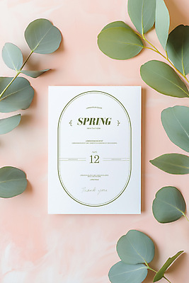 PSD 템플릿 분홍색 잎 그림자 사람없음 봄 청첩장 초대장 이미지템플릿 식물 계절 컬러 카드_감사 파일형식