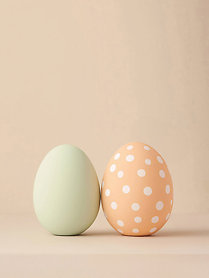 JPG 편집이미지 기독교 사람없음 물방울무늬 부활절계란 베이지색 편집실사 AI포토 AI콘텐츠 종교 컬러 무늬 부활절 계란 CG 파일형식