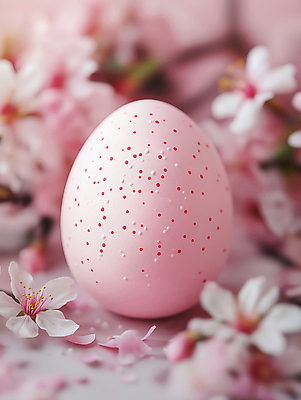 JPG 편집이미지 꽃잎 기독교 분홍색 사람없음 부활절계란 편집실사 AI포토 AI콘텐츠 꽃 종교 컬러 부활절 계란 CG 파일형식