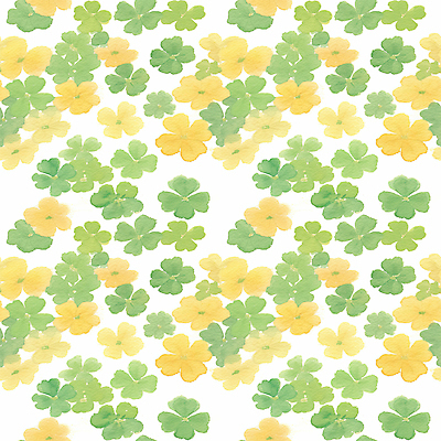 JPG 백그라운드 일러스트 사람없음 연두색 네잎클로버 드로잉 식물패턴 국내일러스트 AI일러스트 AI콘텐츠 식물 패턴 미술 초록색 클로버 파일형식