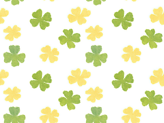 JPG 백그라운드 일러스트 사람없음 연두색 네잎클로버 드로잉 식물패턴 국내일러스트 AI일러스트 AI콘텐츠 식물 패턴 미술 초록색 클로버 파일형식