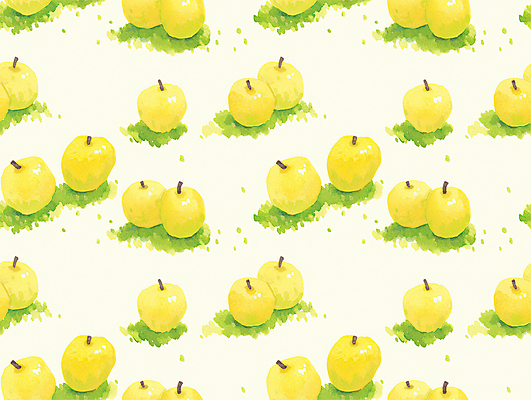 JPG 백그라운드 패턴 일러스트 사람없음 연두색 풀 청사과 드로잉 국내일러스트 AI일러스트 AI콘텐츠 식물 무늬 미술 초록색 사과 파일형식