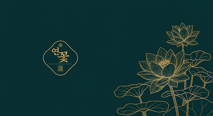 PSD 백그라운드 불교 라인일러스트 일러스트 사람없음 전통문양 부처님오신날 금색 라인아트 연잎 연밥 국내일러스트 전통 문양 기념일 종교 선 컬러 잎 연꽃 파일형식