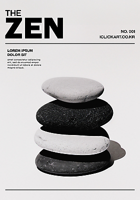 PSD 편집이미지 흑백 사람없음 평화 조약돌 바위 균형 집중 명상 스톤 이미지편집 젠 컨셉 촬영기법 쌓기 돌_바위 파일형식