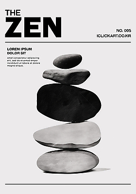 PSD 편집이미지 흑백 사람없음 평화 조약돌 바위 균형 집중 명상 스톤 이미지편집 젠 컨셉 촬영기법 쌓기 돌_바위 파일형식