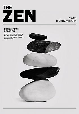 PSD 편집이미지 흑백 사람없음 평화 조약돌 바위 균형 집중 명상 스톤 이미지편집 젠 컨셉 촬영기법 쌓기 돌_바위 파일형식