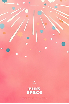 PSD 분홍색 일러스트 수채화 폭죽 사람없음 빛 폭발 몽환 국내일러스트 컬러 컨셉 파일형식