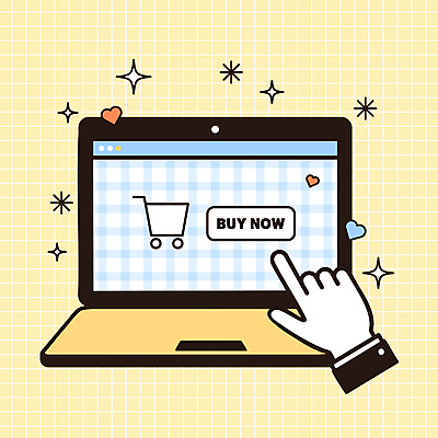 행복 일러스트 신체부위 노트북 반짝임 쇼핑카 기쁨 터치 하트 구매 체크무늬 격자 온라인쇼핑 연노랑색 국내일러스트 AI파일 모양 감정 무늬 모션 사람 전자제품 쇼핑 노란색 카트 온라인 파일형식 벡터